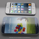 Illustration for article titled Size Comparison: Samsung Galaxy S IV vs. iPhone 5